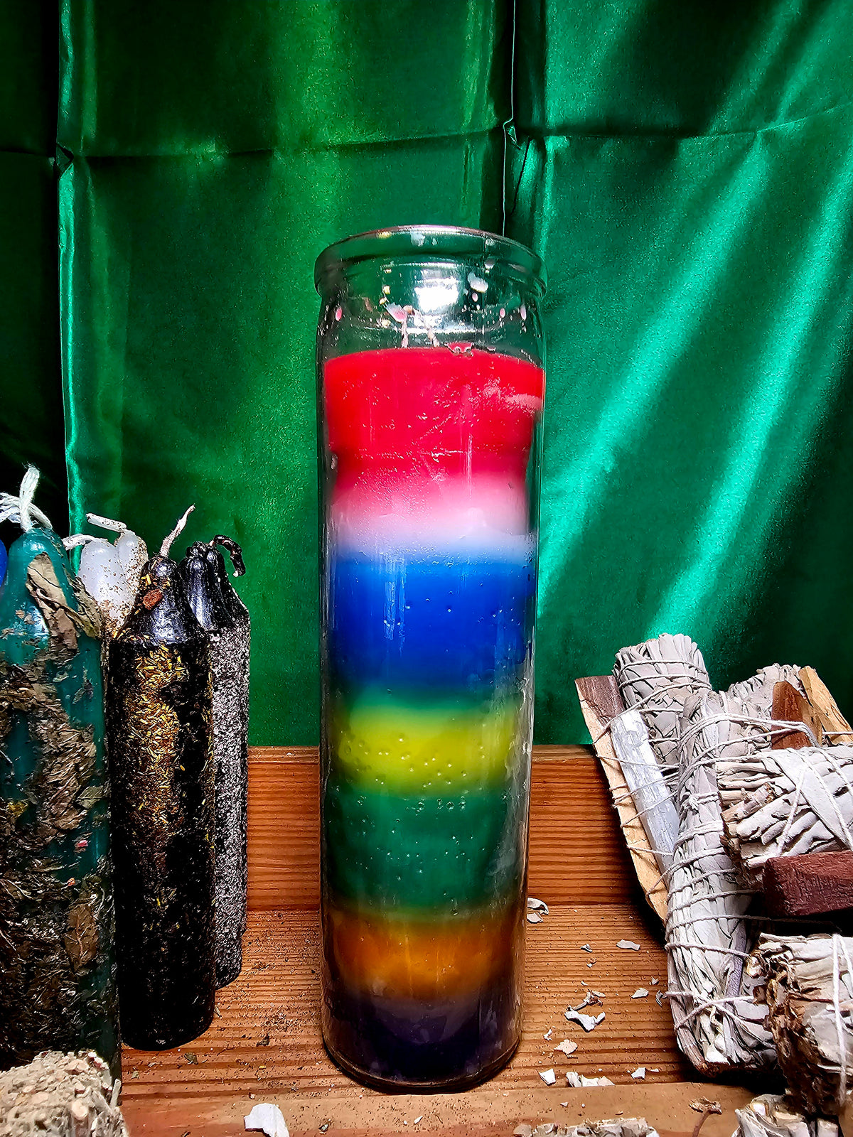 Vela 7 Colores (Plain)