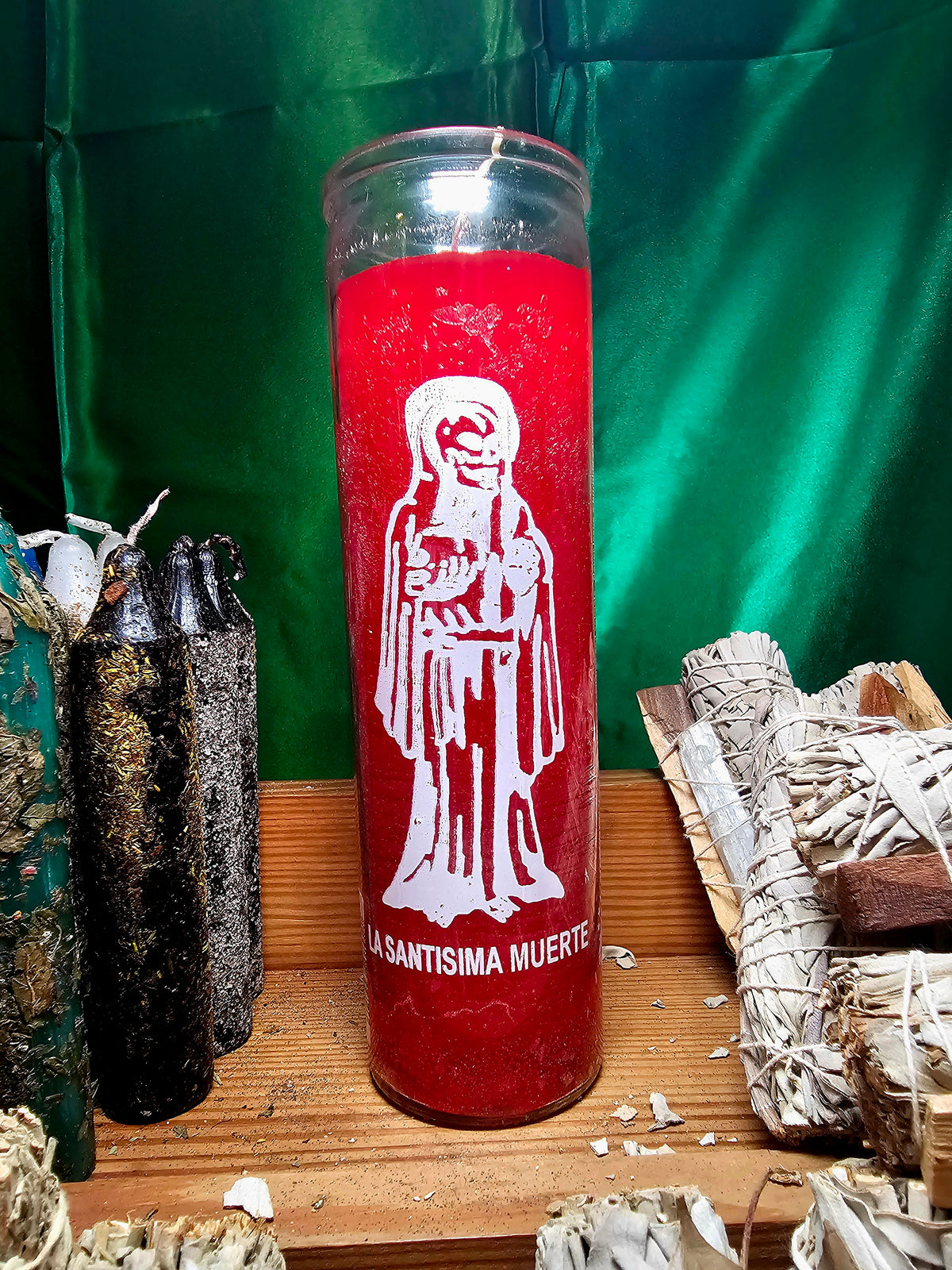Vela Santísima Muerte (Roja)
