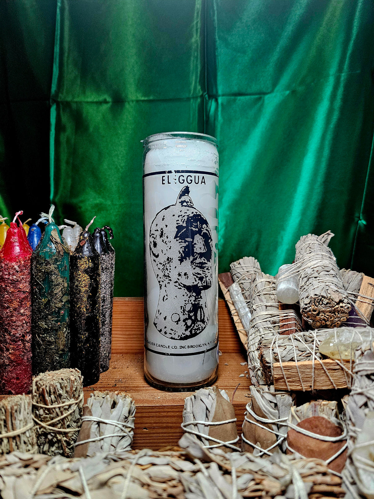Vela Eleggua (Blanca)